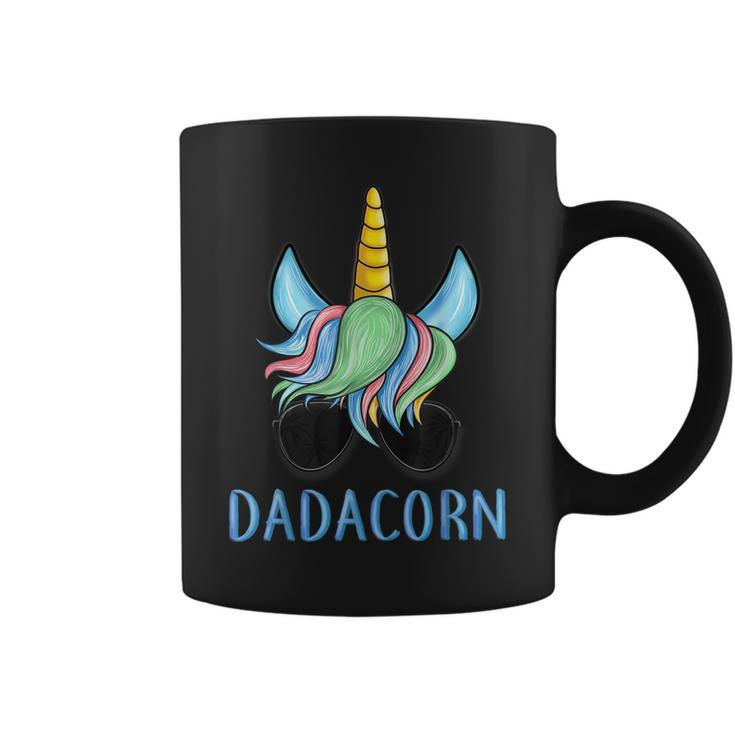 Mens Dadacorn Unicorn Dad Fathers Day  Coffee Mug