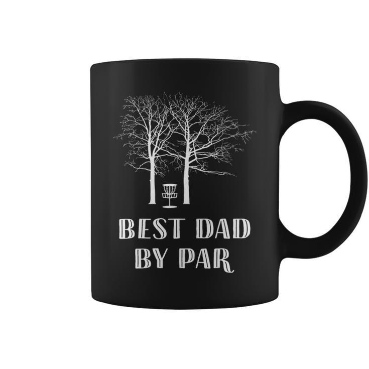 Mens Disc Golf Dad  Best Dad By Par Funny Frisbee Golf Coffee Mug