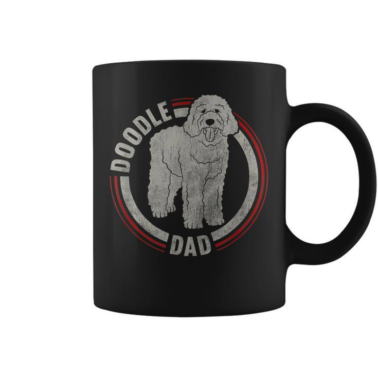 Mens Doodle Dad - Mens Goldendoodle Vintage  Coffee Mug