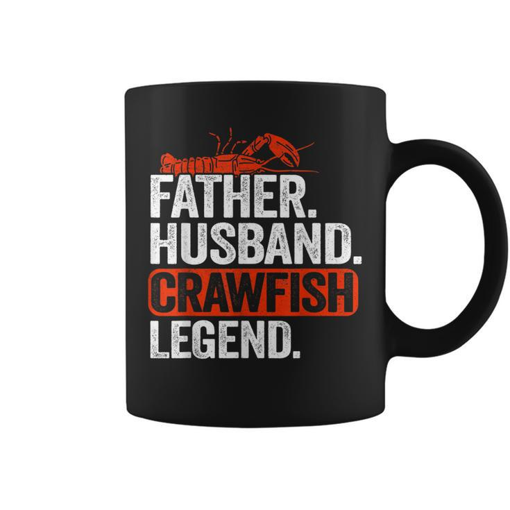 Mens Father Husband Crawfish Legend Crawdaddy Crayfish Crawfish  Coffee Mug