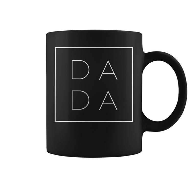 Mens Fathers Day Gift For Dad - Dada Square T-Shirt Gift For Him Coffee Mug