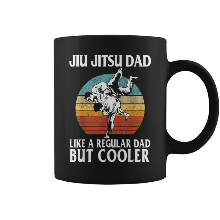 Mens Father’S Day Jiu Jitsu Dad Training Father Vintage Funny  Coffee Mug