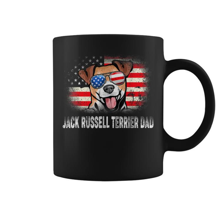 Mens Fun Jack Russell Terrier Dad American Flag Father’S Day  Bbnhktp Coffee Mug