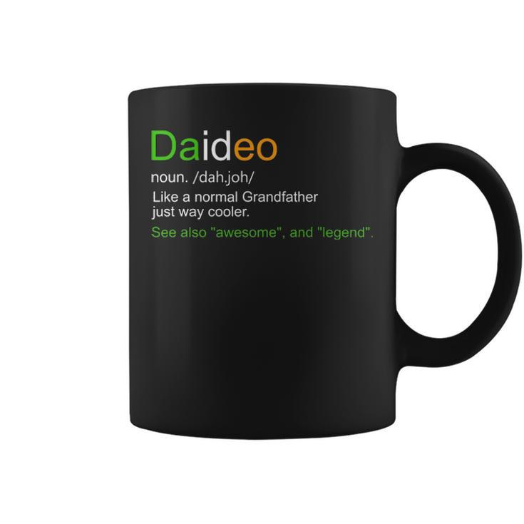 Mens Funny Daideo Ireland Grandfather Grandpa Definition Coffee Mug