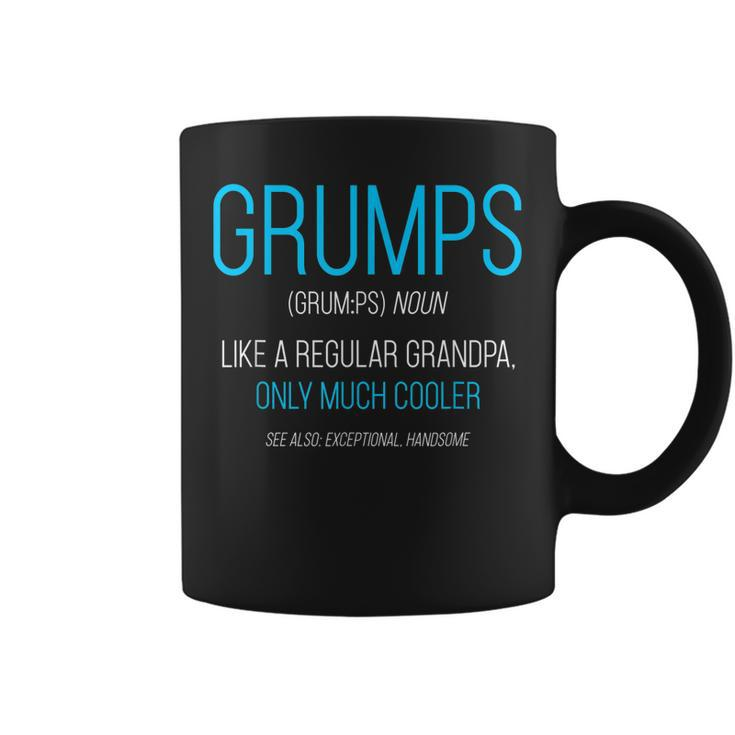 Mens Grumps Gift Like A Regular Grandpa Definition Cooler Coffee Mug