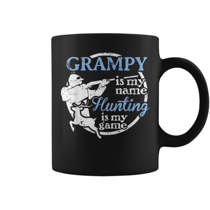Mens Hunting Grampy Fathers Day Gift For Dad Or Grandpa Hunter Coffee Mug