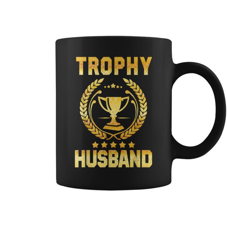 Mens Husband Trophy Cup Design Dad Gift Fathers Day  Coffee Mug