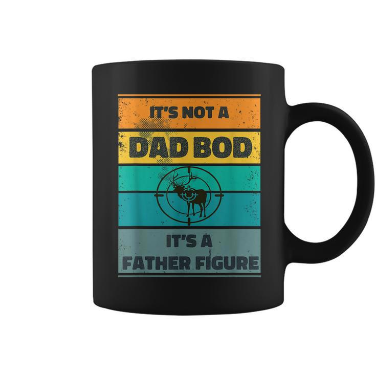 Mens Its Not A Dad Bod Its A Father Figure Hunting Deer Vintage  Coffee Mug