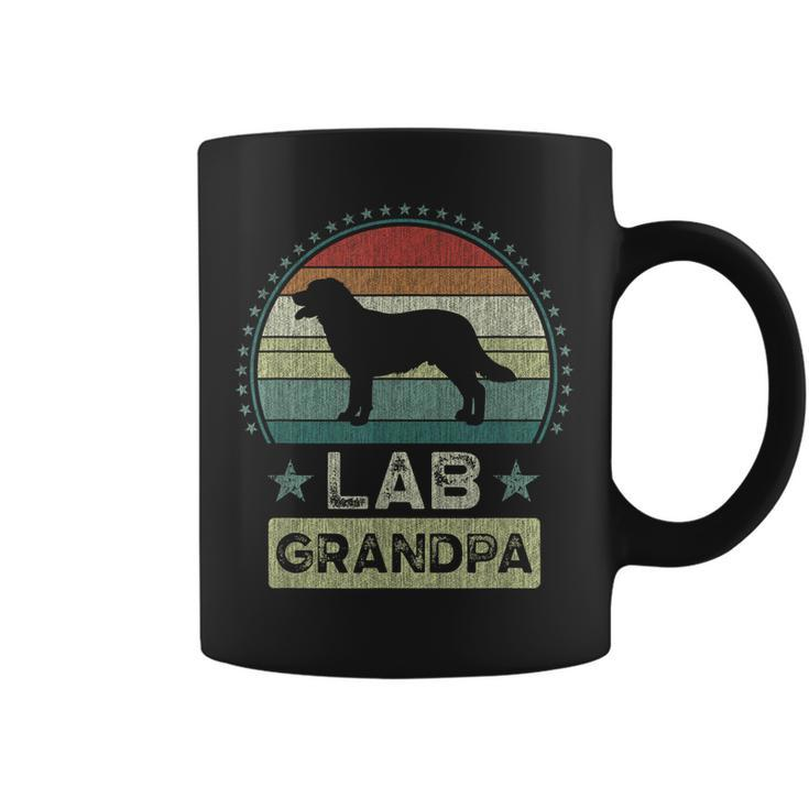 Mens Lab Grandpa Fathers Day Labrador Grandfather  Coffee Mug
