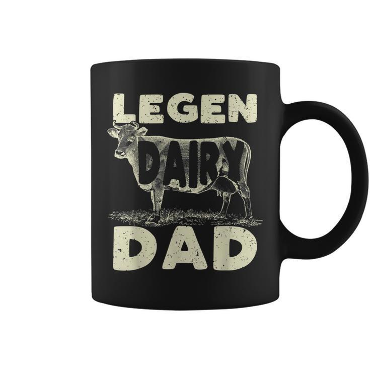 Mens Legen Dairy Dad Cow Farmer Fathers Day  For Men Coffee Mug