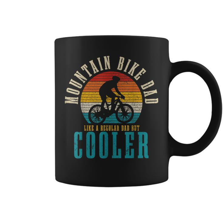 Mens Mountain Bike Dad Funny Vintage Mtb Downhill Biking Cycling  Coffee Mug