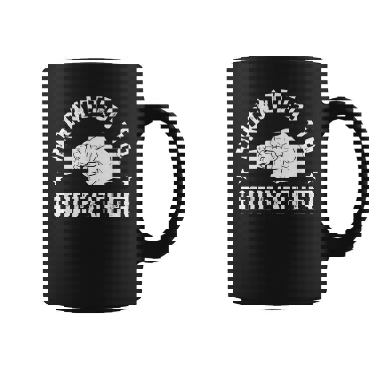 Mens Promoted To Godfather Est 2019Shirt Fathers Day Gifts Coffee Mug