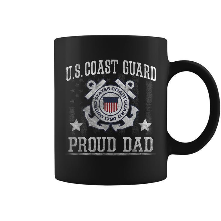 Mens Proud Dad Us Coast Guard - Uscg T  Coffee Mug