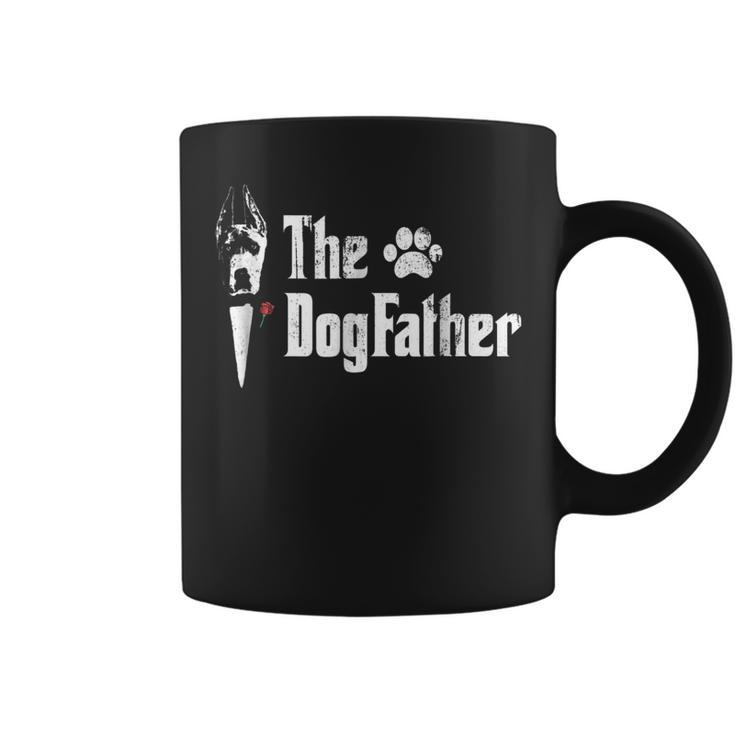 Mens The Dogfather Great Dane Dog Dad Tshirt Fathers Day Gift Coffee Mug