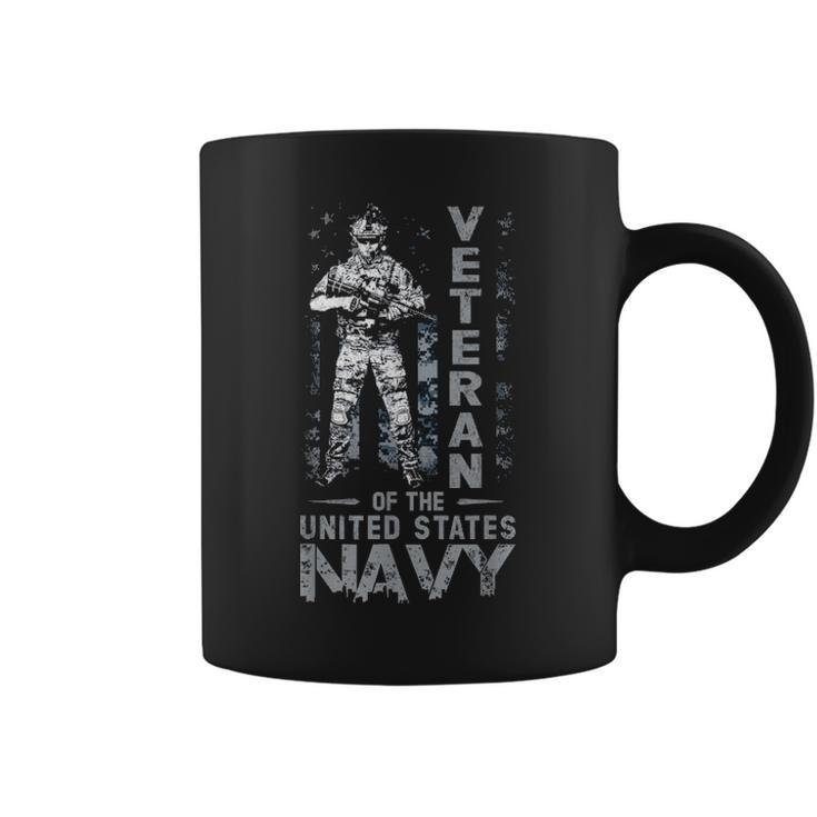 Mens Veteran Of The United States Us Navy Fathers Day Gift Coffee Mug