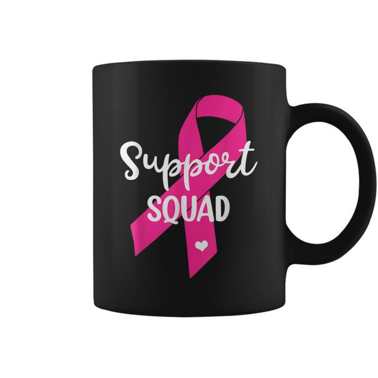 Mens Womens Kids Support Squad Breast Cancer - Support Squad  Coffee Mug