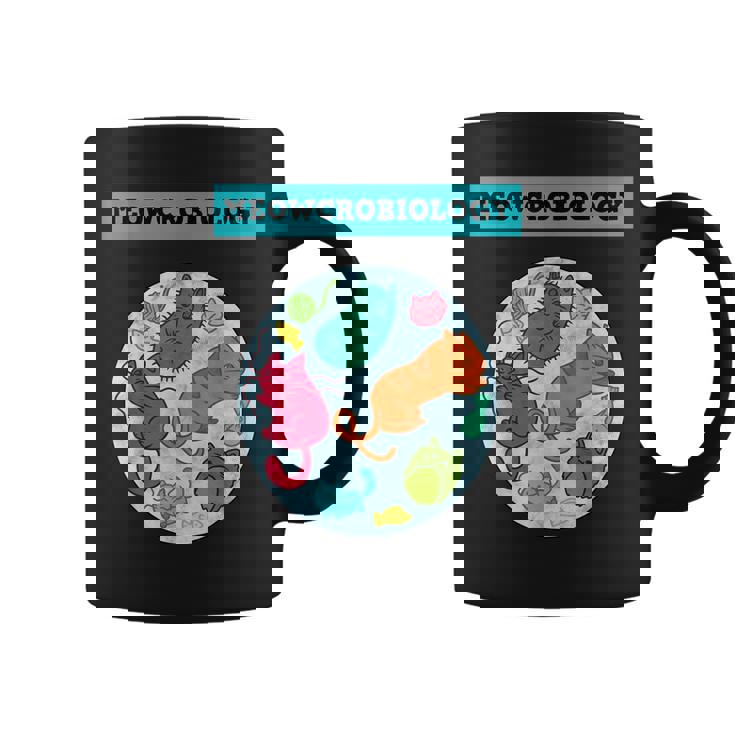 Meowcrobiology Cat Meow Microbiology Science Bacteriology  Coffee Mug