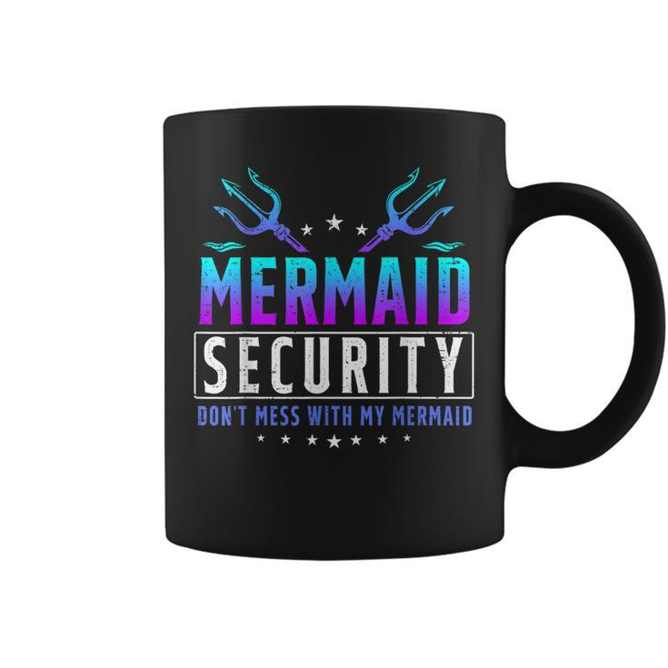 Mermaid Daddy Merdad Fathers Day Merman Dad Papa  Coffee Mug