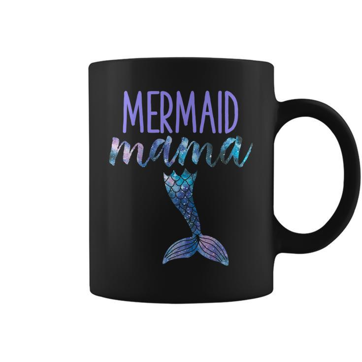 Mermaid Mama Cute Funny Matching Mermaid Birthday Party  Coffee Mug