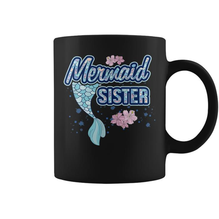 Mermaid Sister T  Squad Matching Birthday Party Gift Coffee Mug