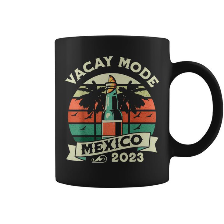 Mexico Girls Trip 2023 Vacay Mode Summer Beach Vacation Coffee Mug