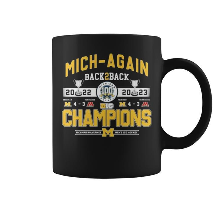 Mich Again Back 2 Back Champions Coffee Mug