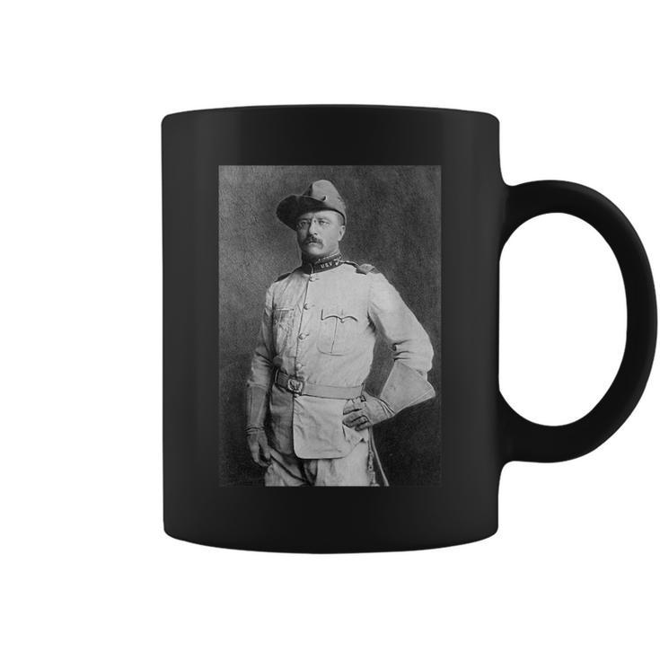 Military Uniform Vintage Theodore Teddy Roosevelt  Coffee Mug