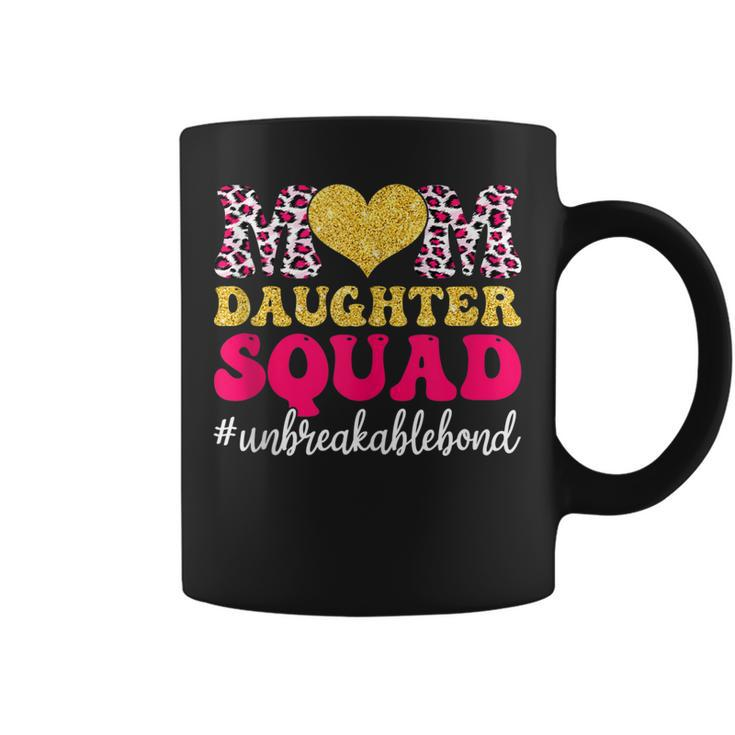 Mom Daughter Squad Leopard Mothers Day Mommy Mama  Coffee Mug