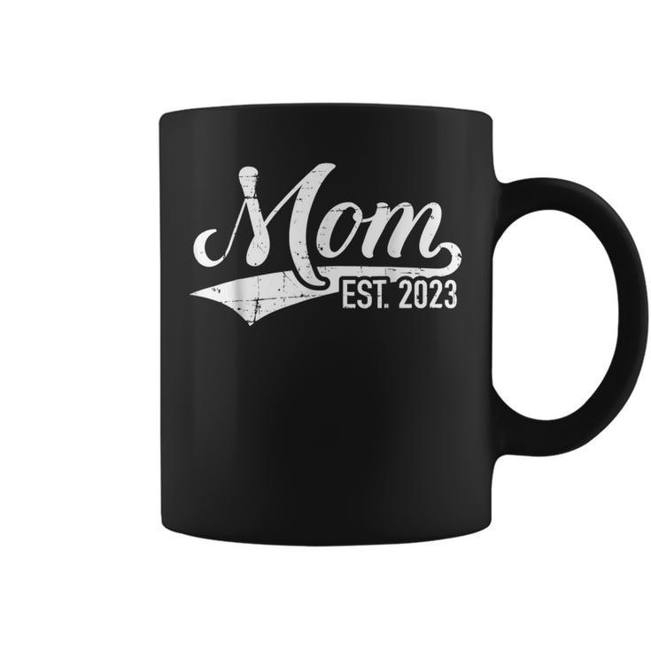 Mom Est 2023 For New Dad Mothers Day Soon To Be Mommy 2023  Coffee Mug