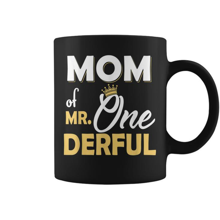 Mom Of Mr Onederful 1St Birthday One-Derful Matching  Coffee Mug