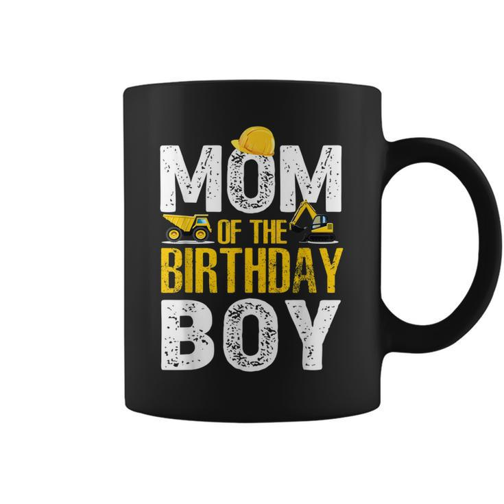 Mom Of The Bday Boy Construction Bday Party Hat Men  Coffee Mug