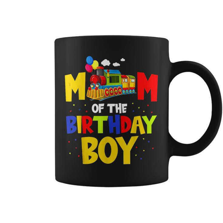 Mom Of The Birthday Boy Train  For Mommy Mama Mother  Coffee Mug