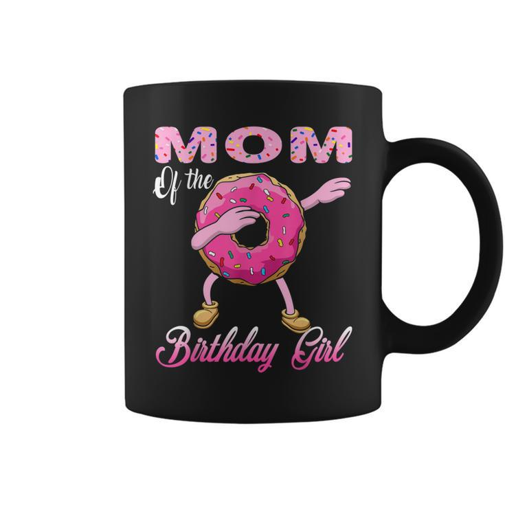 Mom Of The Birthday Girl Donut Dab Matching Party Outfits  Coffee Mug