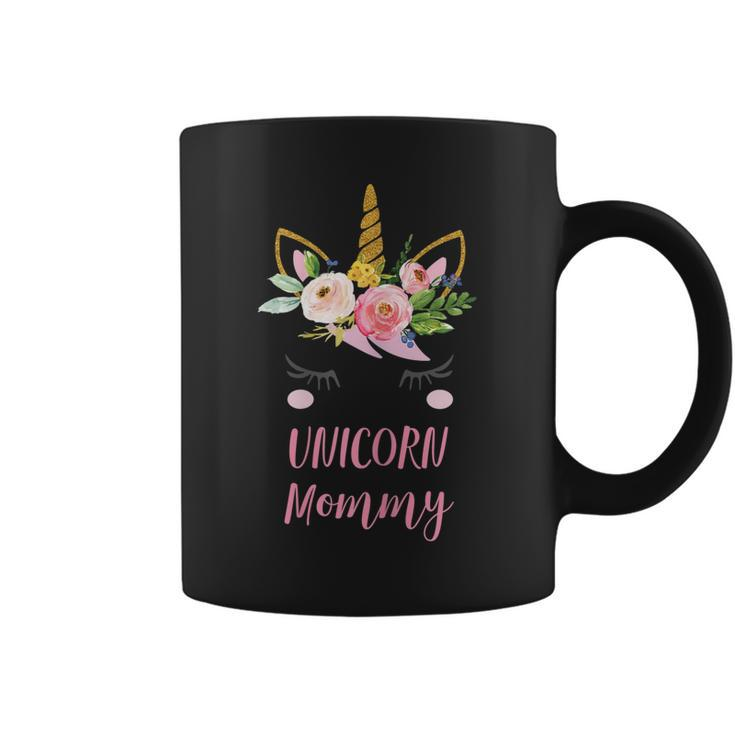 Mom Of The Birthday Girl Shirt Unicorn Mommy Shirt Coffee Mug