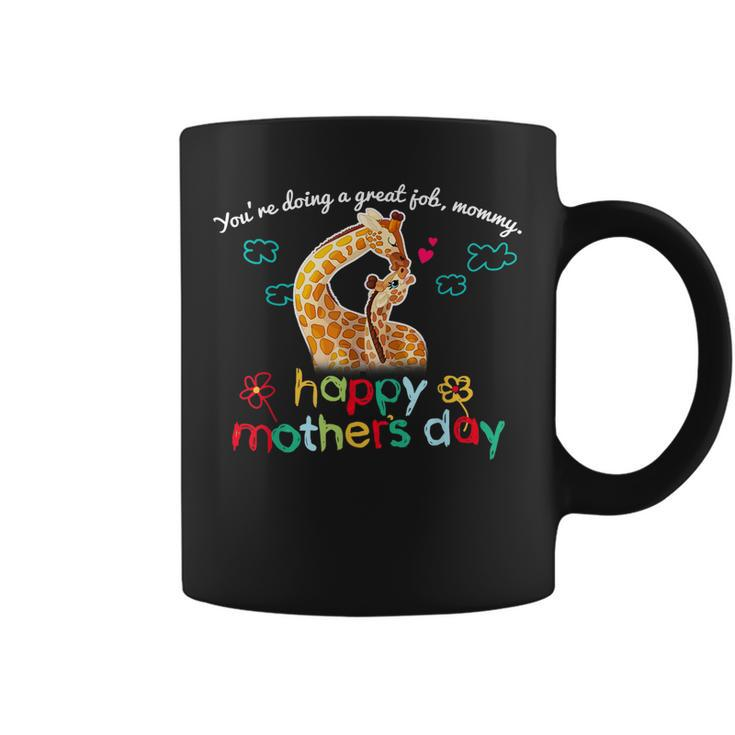 Mommy Happy Mothers Day Giraffe Shirt Coffee Mug