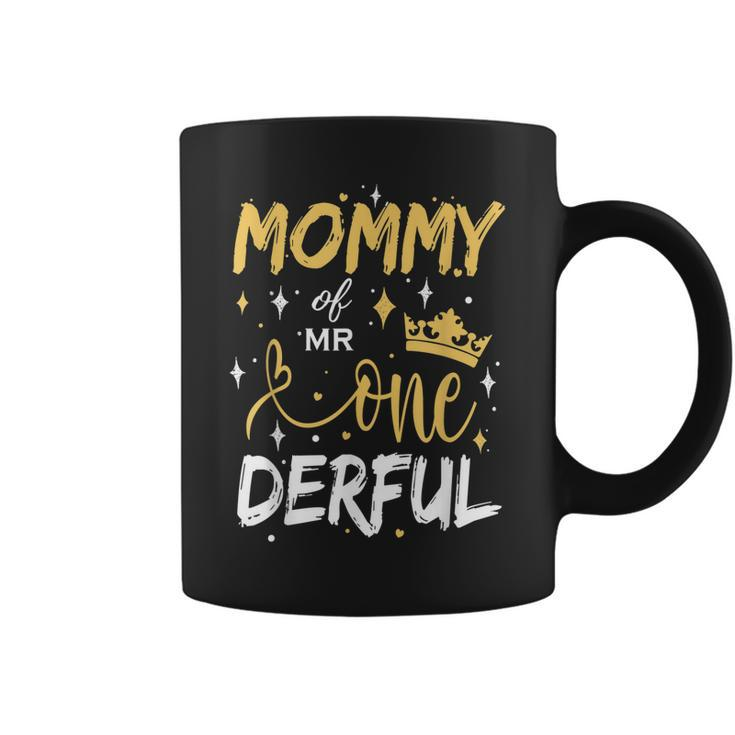 Mommy Of Mr Onederful 1St Birthday First One-Derful Matching  Coffee Mug