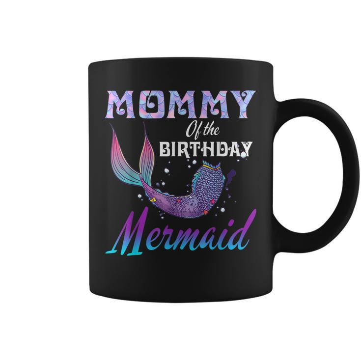 Mommy Of The Birthday Mermaid Shirt Matching Party Outfits Coffee Mug