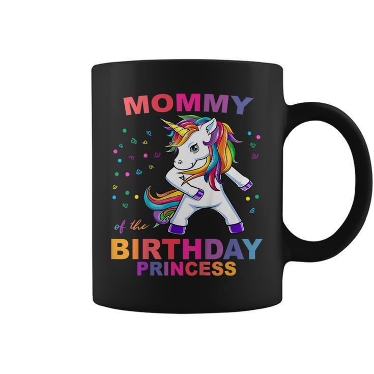 Mommy Of The Birthday Princess Unicorn GirlShirt Outfit Coffee Mug