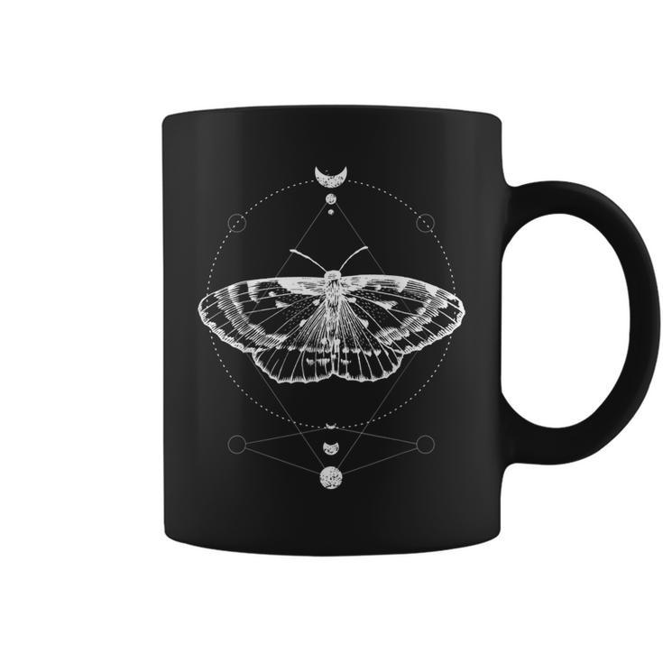 Moon Phase Butterfly - Moon Phase Witchcraft Occult Coffee Mug