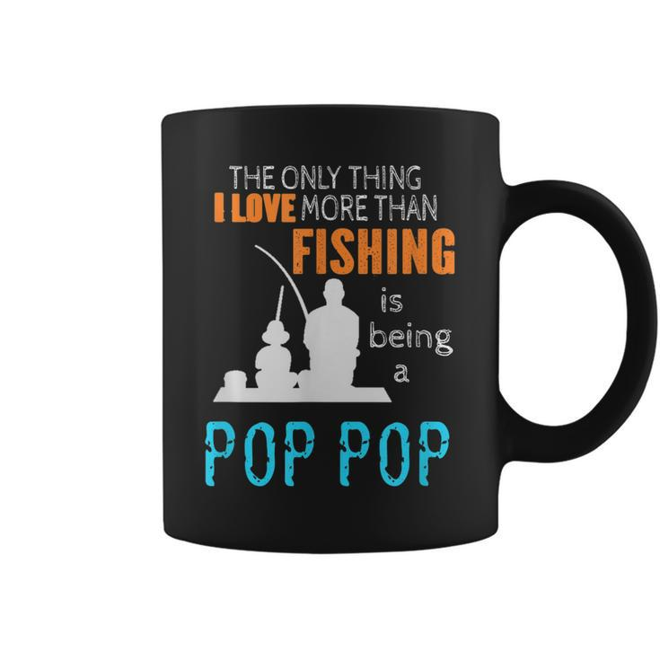 More Than Love Fishing Pop Pop Special Grandpa Gift For Mens Coffee Mug
