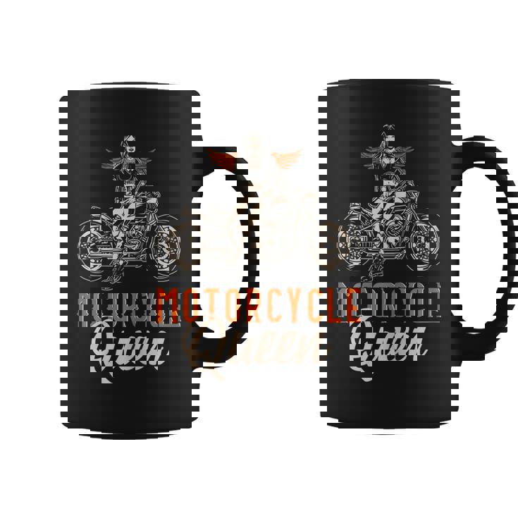 Motorcycle Queen Biker Girl Vintage Motorbike Biker Women Gift For Womens Coffee Mug