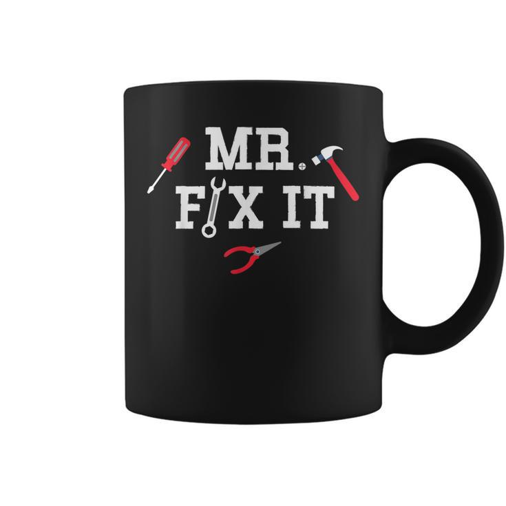 Mr Fix It Fathers Day Hand Tools T  Papa Daddy  Coffee Mug