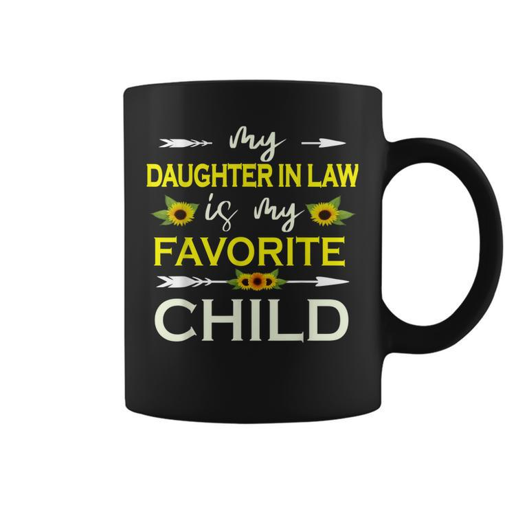 My Daughter In Law Is My Favorite Child Funny Mothers Day  Coffee Mug