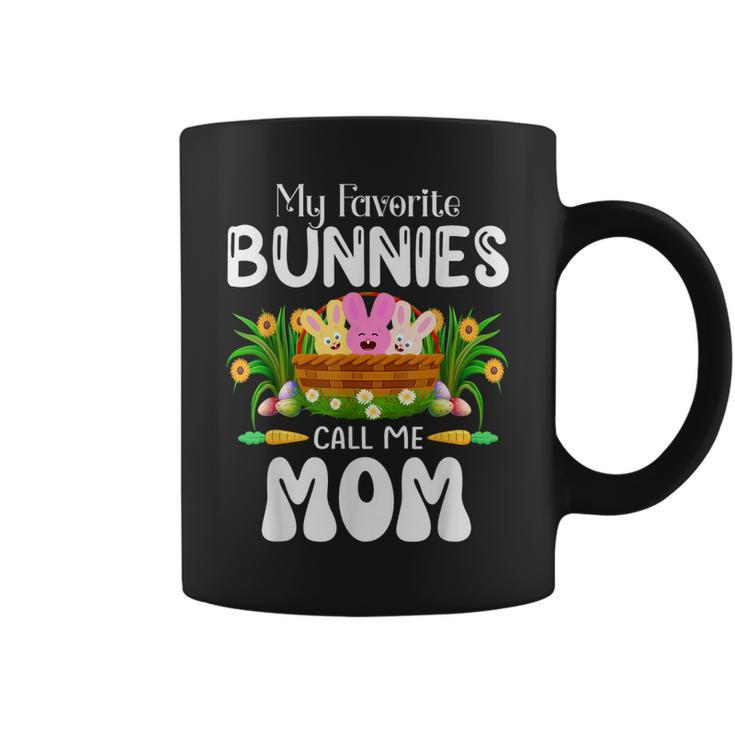 My Favorite Bunnies Call Me Mom - Easter Bunny Boys Girls  Coffee Mug