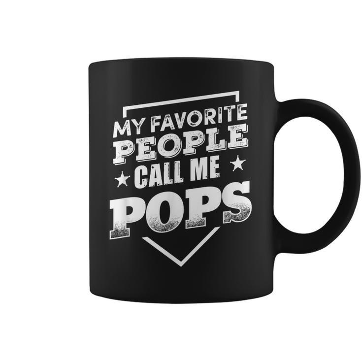 My Favorite People Call Me Pop Pop Grandpa Gift Men Coffee Mug
