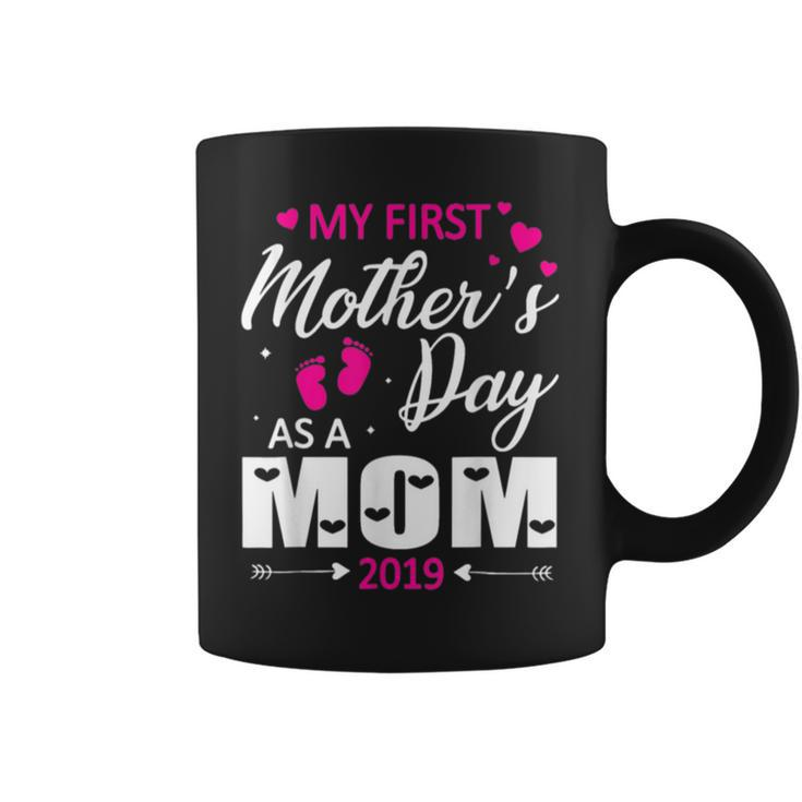 My First Mother S Day As A Mom 2019 Happy Lovely  V2 Coffee Mug