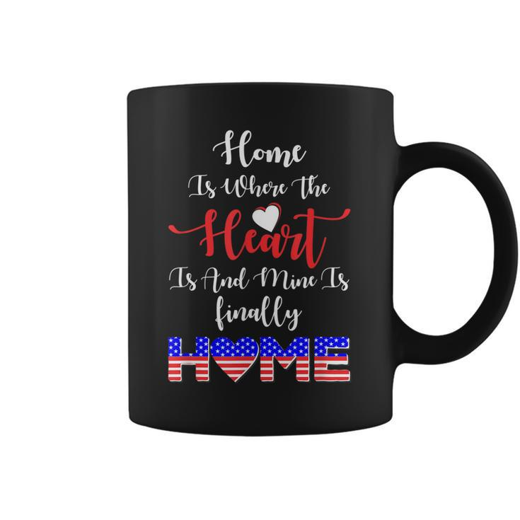 My Heart Is Finally Back-Military Homecoming S Coffee Mug