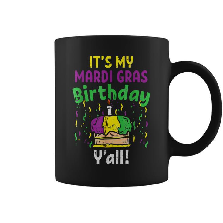 My Mardi Grass Birthday Yall King Cake Party Carnival Gift  V2 Coffee Mug