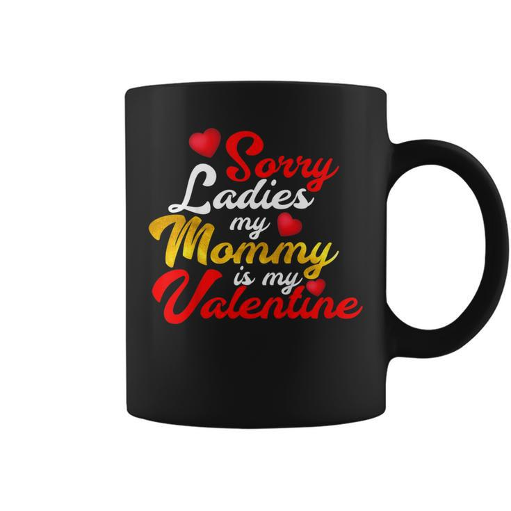 My Mommy Is My Valentine Cute Mom Valentines Day Gift Boys Coffee Mug