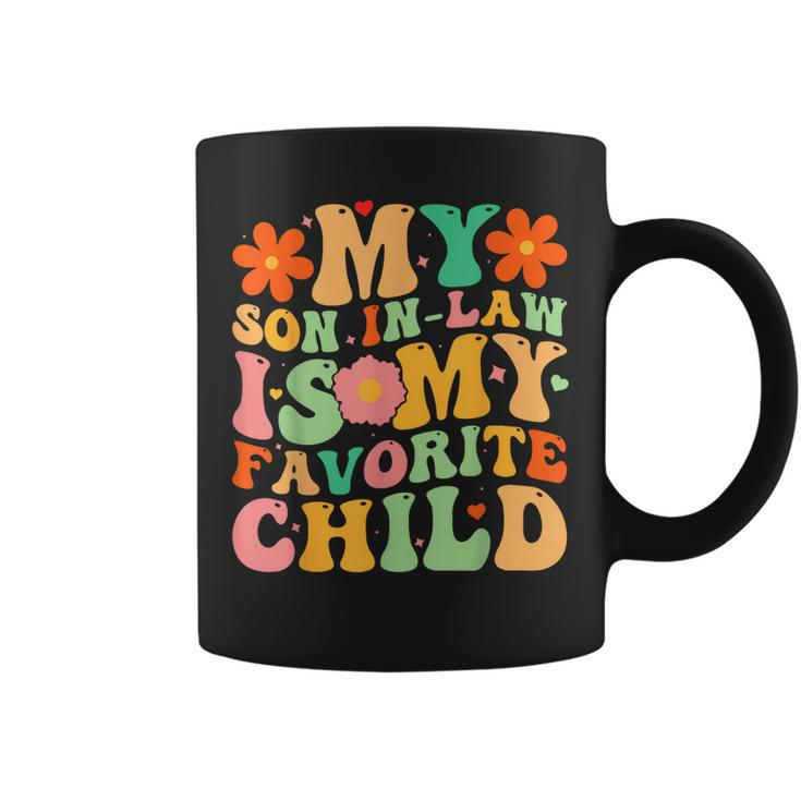 My Son-In-Law Is My Favorite Child Funny Retro Mother In Law Coffee Mug
